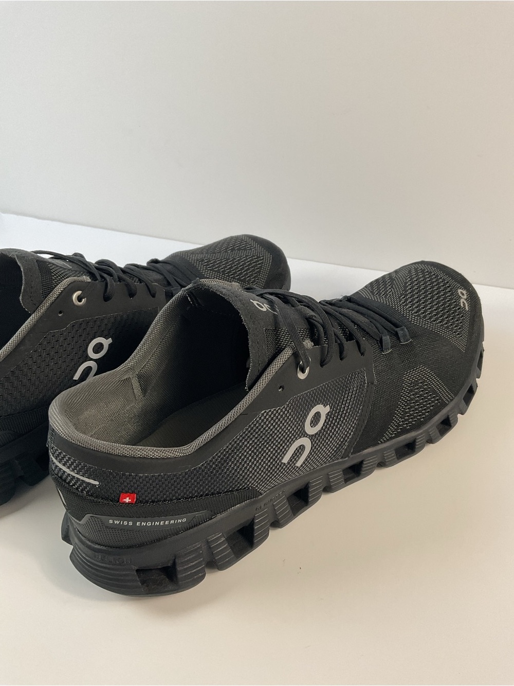 On Running Cloud Black Sneakers Men’s Size 11.5 Lightweight Athletic Shoes - Picture 6 of 10